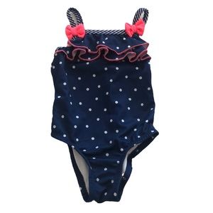 Polka dot baby swim suit